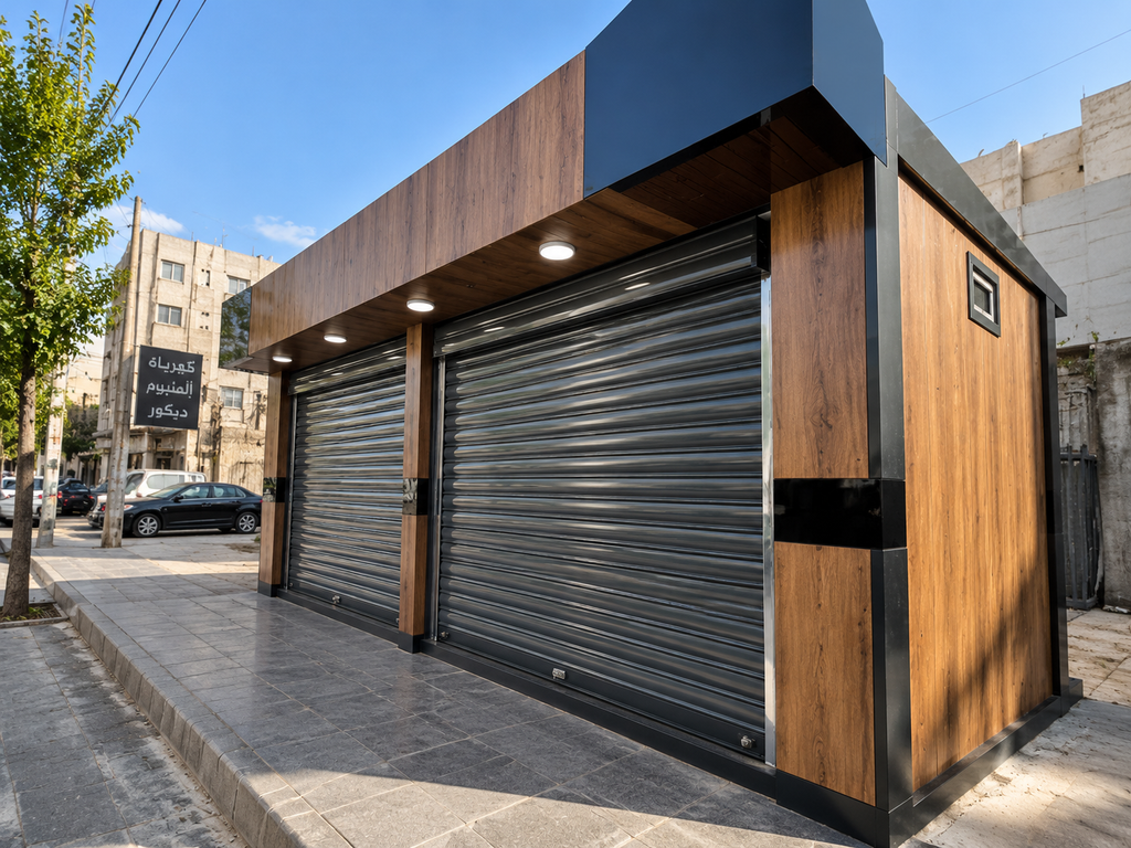 كرفان  محل خشابي - Modern STORE  (5×3 متر)