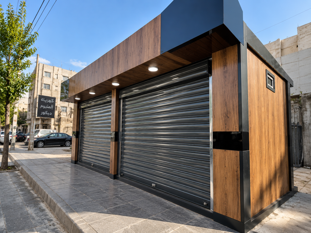 كرفان  محل خشابي - Modern STORE  (5×3 متر)