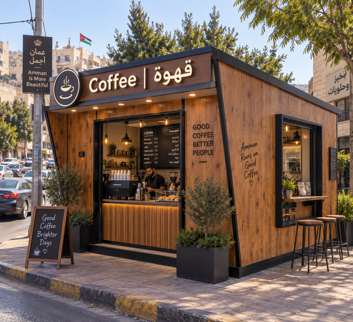 كرفان مودرن- Modern Caravan (5×3 متر)